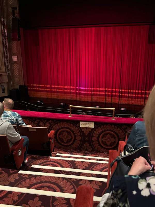 Edinburgh Playhouse, block: Circle, row: E, seat: 19