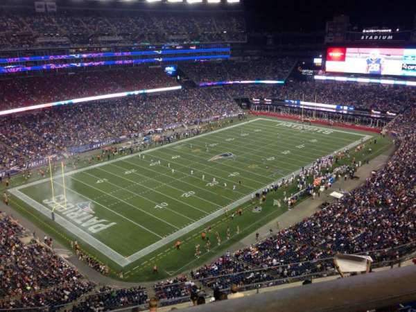 Gillette Stadium, block: 339, row: 8, seat: 5