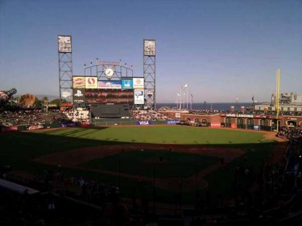 Oracle Park, block: 217, row: h, seat: 12