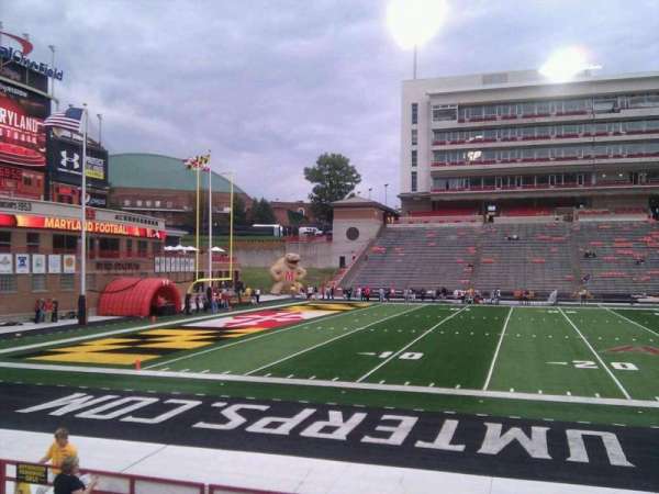 SECU Stadium, block: 3, row: n, seat: 17