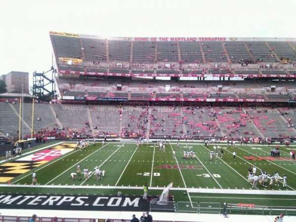 SECU Stadium, block: 23, row: jj, seat: 10