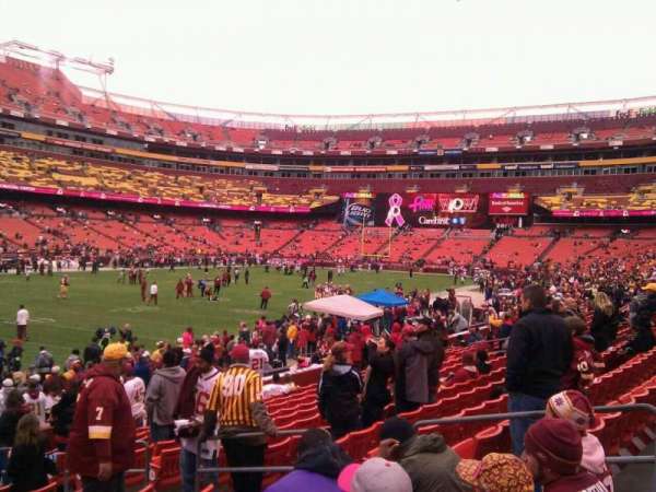 Northwest Stadium, block: 107, row: 16, seat: 10