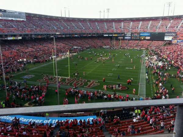 Candlestick Park, block: 15, row: a, seat: 12