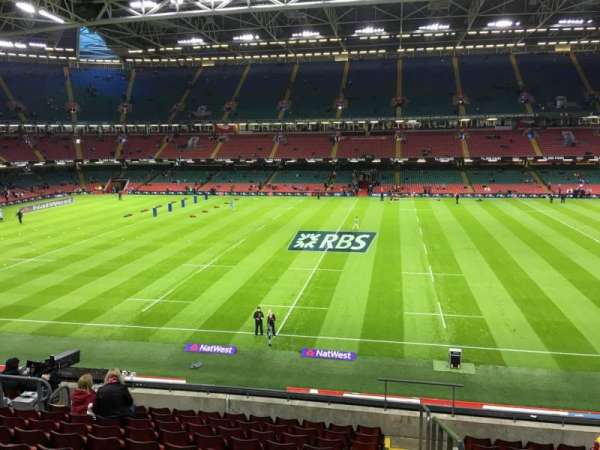 Principality Stadium, block: M29, row: 11, seat: 26
