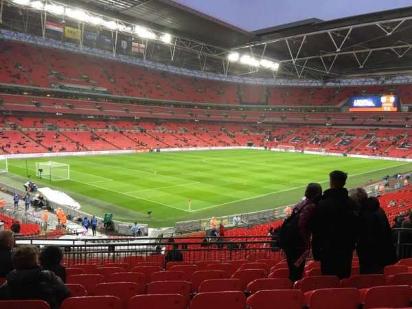 Wembley Stadium, block: 107, row: 39, seat: 127