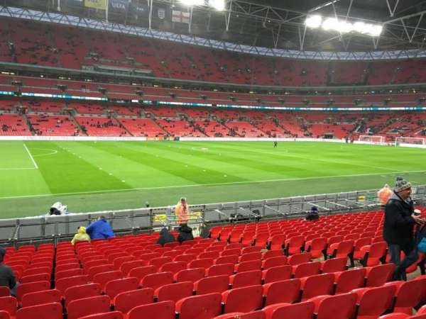 Wembley Stadium, block: 105, row: 17, seat: 35