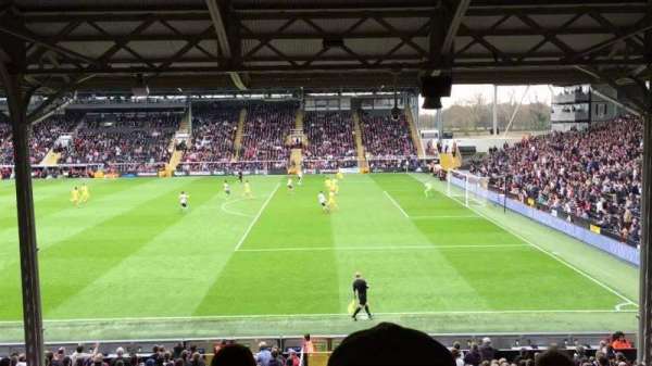 Craven Cottage, block: B, row: N, seat: 13