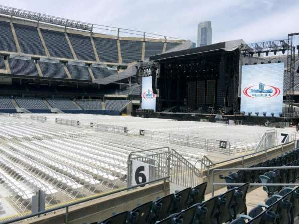 Soldier Field, block: 108, row: 6, seat: 11