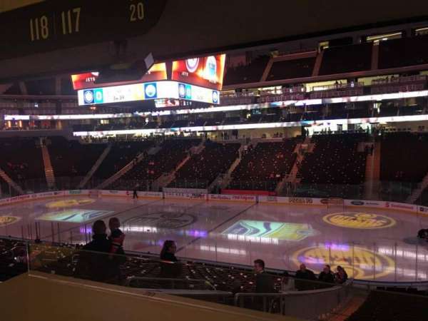Rogers Place, block: 117, row: Bar Rail, seat: 19
