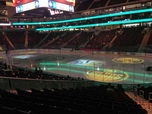Rogers Place, block: 117, row: 18, seat: 3