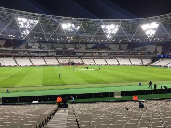 London Stadium, block: 134, row: 25, seat: 308