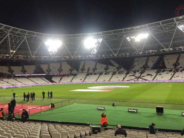 London Stadium, block: 111, row: 19