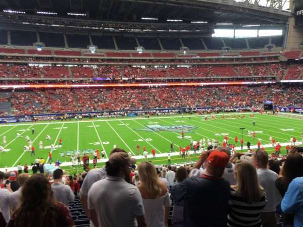 NRG Stadium, block: 108, row: Hh, seat: 18