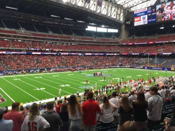 NRG Stadium, block: 111, row: Ee, seat: 9
