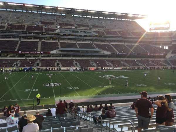 Kyle Field, block: 126, row: 23, seat: 4