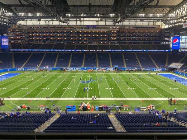 Ford Field, block: 231, row: 4, seat: 3