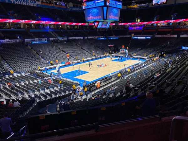 Paycom Center, block: 227, row: C, seat: 2