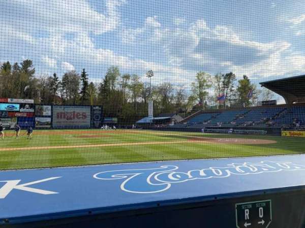 McCormick Field, block: R, row: E, seat: 3