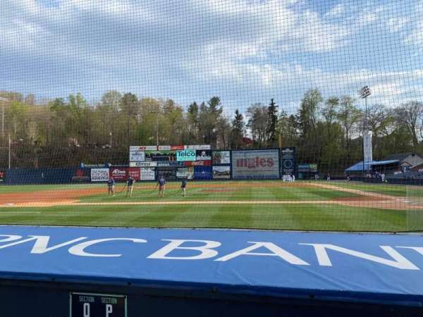 McCormick Field, block: P, row: E, seat: 4