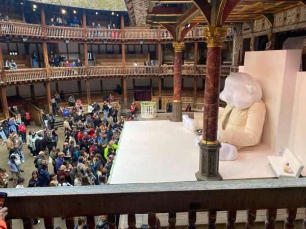 Globe Theatre at Shakespeare's Globe, block: Middle Gallery Bay C, row: C, seat: 1