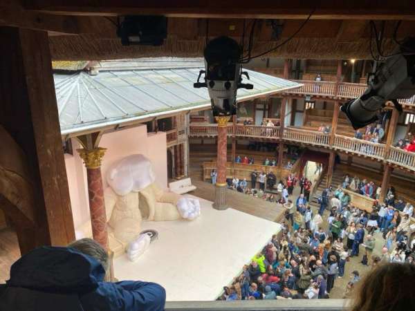 Globe Theatre at Shakespeare's Globe, block: Upper Gallery Bay L, row: C, seat: 15