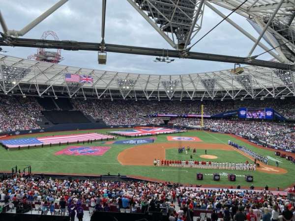 London Stadium, block: 203, row: 45, seat: 582