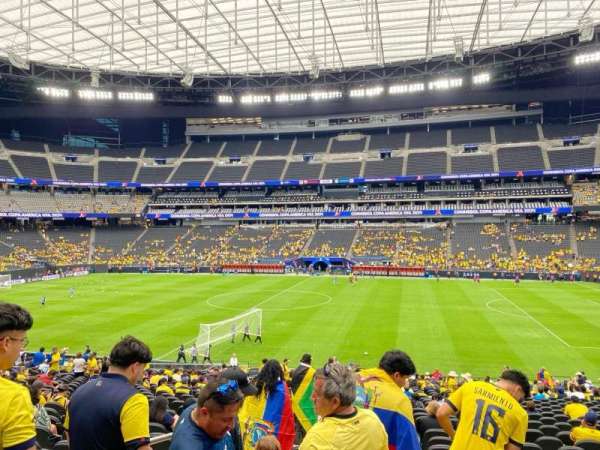 Allegiant Stadium, block: C110, row: 33, seat: 19