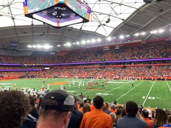 JMA Wireless Dome, block: 113, row: Q, seat: 19