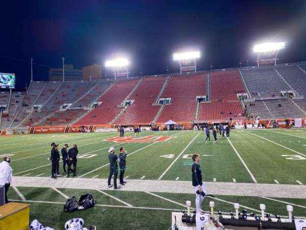 Rice-Eccles Stadium, block: W11, row: 1, seat: 9