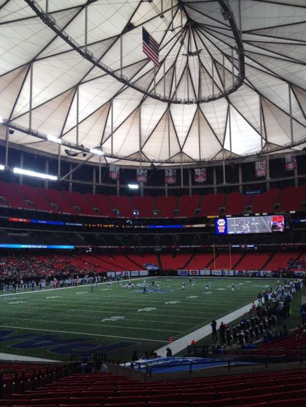 Georgia Dome, block: 122, row: 26, seat: 5