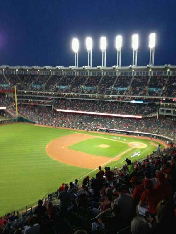 Progressive Field, block: 577, row: U, seat: 23