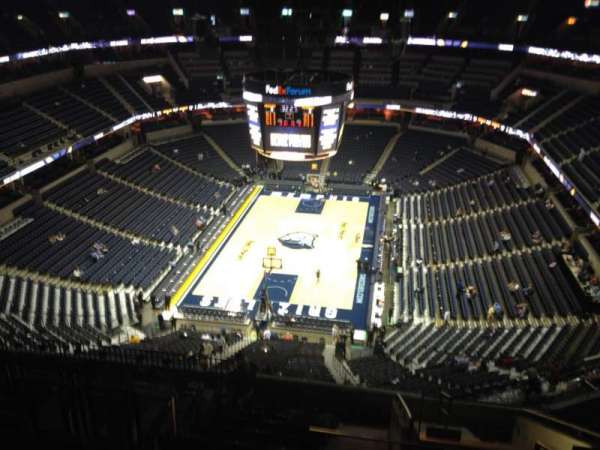 FedEx Forum, block: 201, row: N, seat: 2