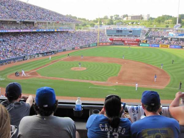Kauffman Stadium, block: 317, row: C, seat: 9