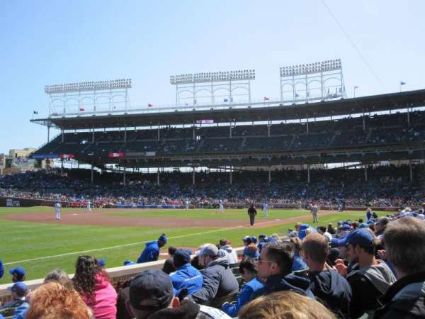 Wrigley Field, block: 6, row: 12, seat: 1