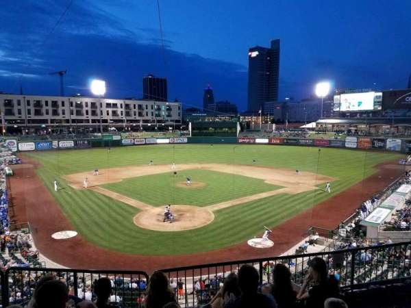 Parkview Field, block: 201, row: D, seat: 6