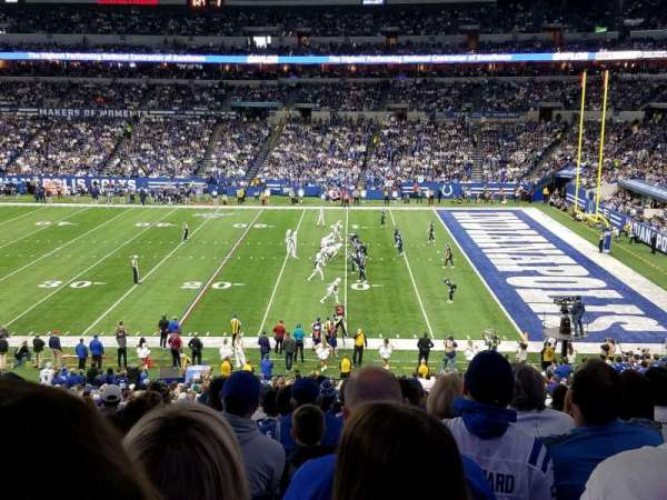 Lucas Oil Stadium, block: 237, row: 11, seat: 10