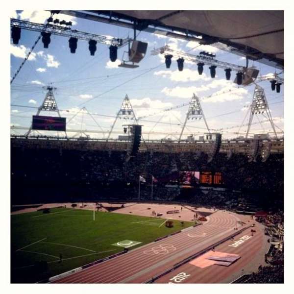 London Stadium, block: 202, row: 66, seat: 634