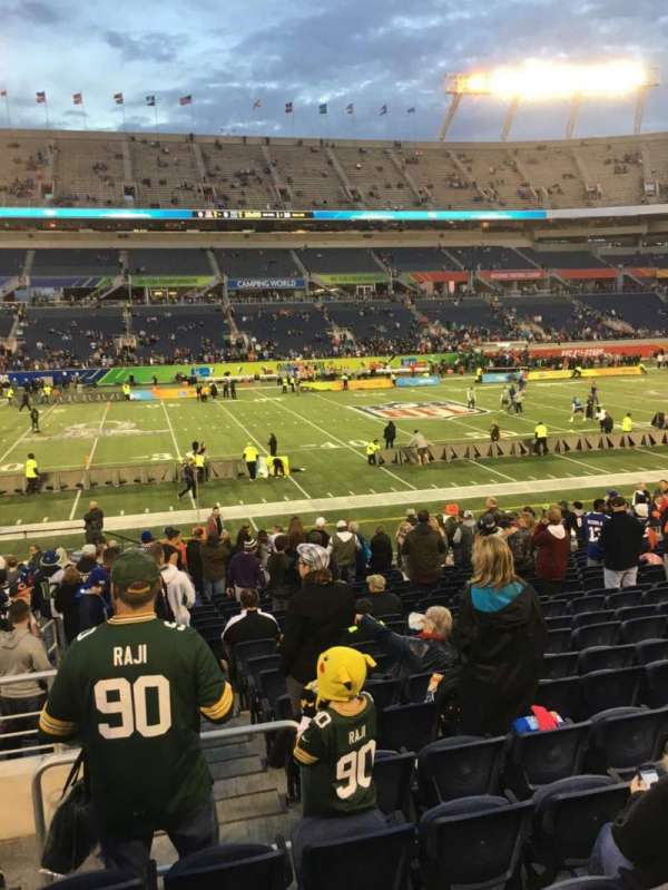 Camping World Stadium, block: 135, row: U, seat: 26