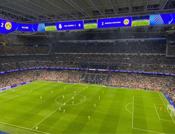 Santiago Bernabéu Stadium, block: 508, row: 6, seat: 19