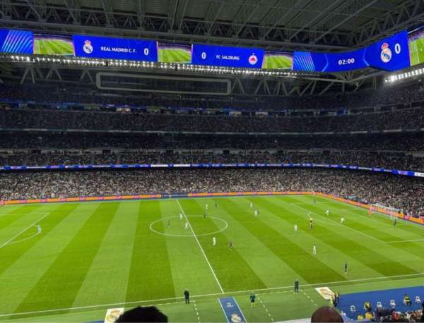 Santiago Bernabéu Stadium, block: 442, row: 3, seat: 6