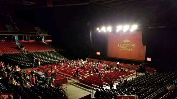 Liacouras Center, block: 106, row: V, seat: 7