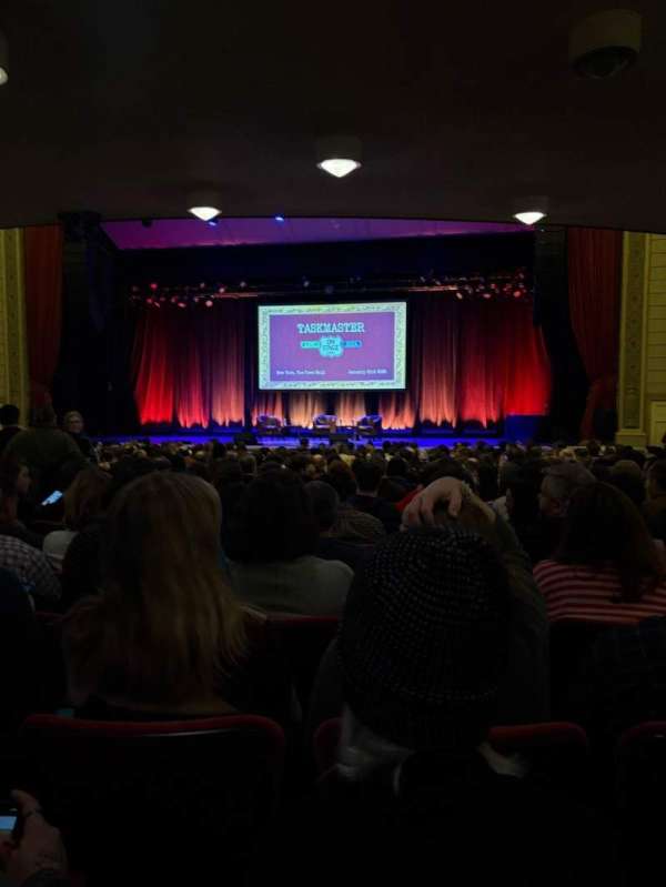 The Town Hall, block: Orchestra R, row: U, seat: 114