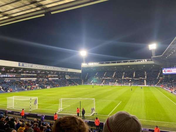 The Hawthorns, block: A2, row: AA, seat: 16