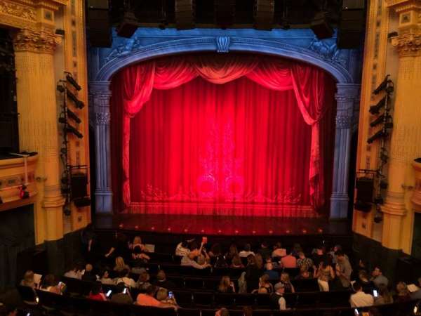 Hudson Theatre, block: Dress Circle C, row: B, seat: 108