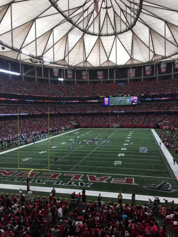 Georgia Dome, block: 233, row: 1, seat: 12