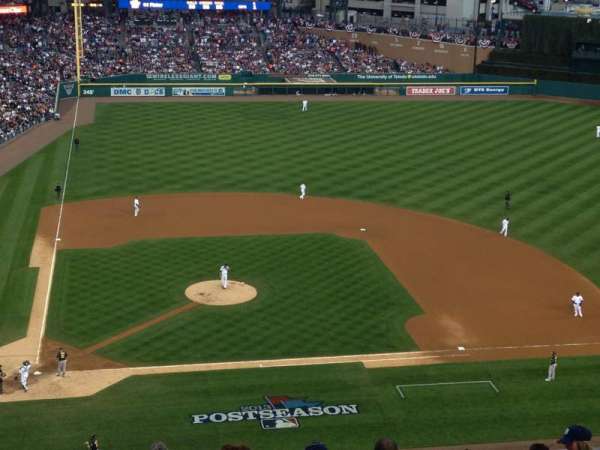 Comerica Park, block: 323, row: 6, seat: 20
