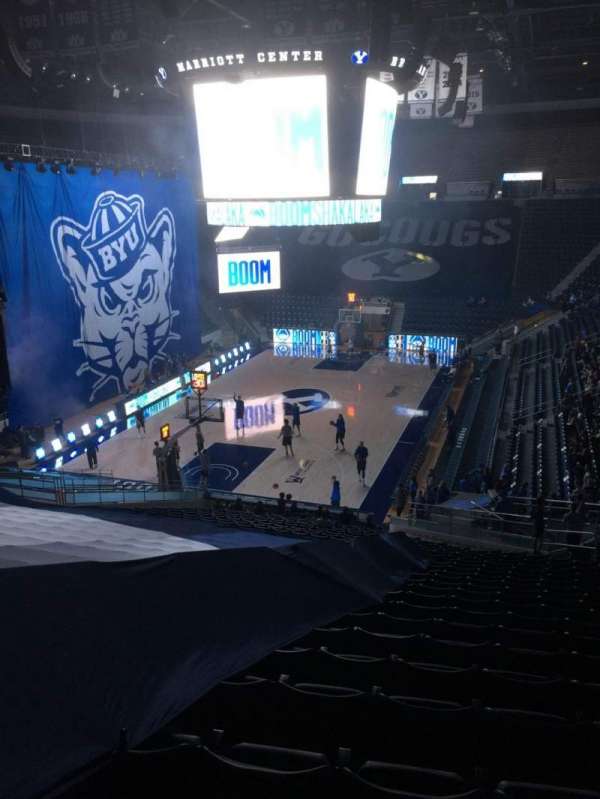 Marriott Center, block: 13, row: 26, seat: 18
