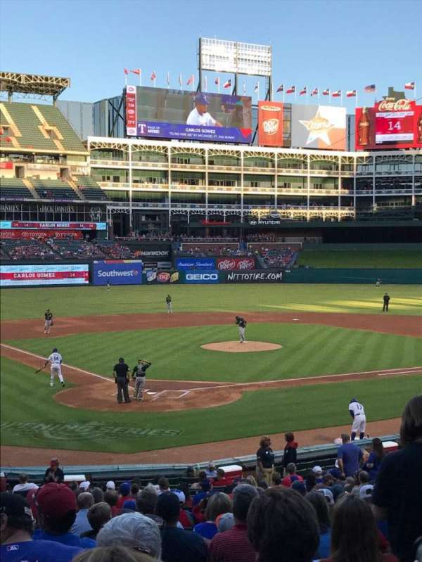 Globe Life Park in Arlington, block: 28, row: 25, seat: 5