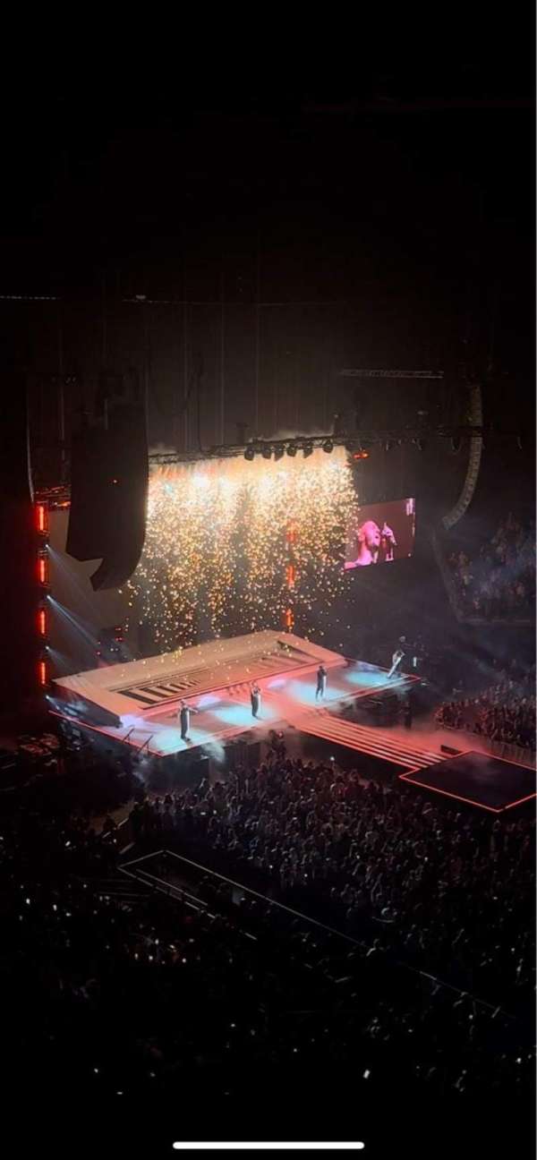 The O2, London, block: 404, row: B, seat: 539