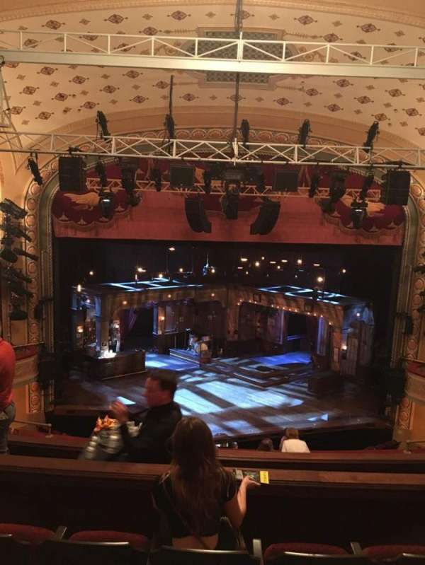 Bernard B. Jacobs Theatre, block: Mezzanine C, row: H, seat: 108